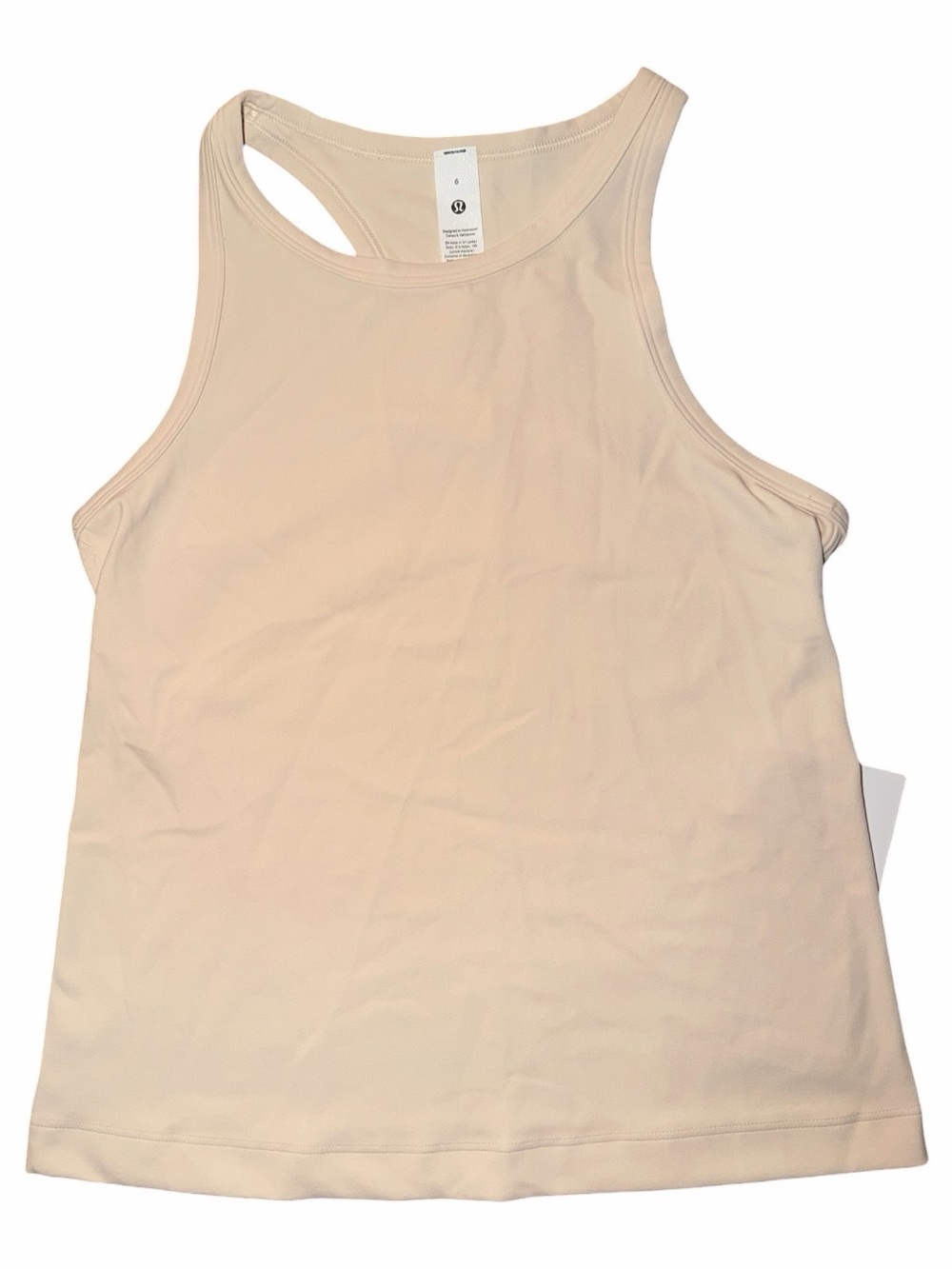 Lululemon Align Waist-Length Racerback Tank Top Breakfast Tea Size 6 NWT